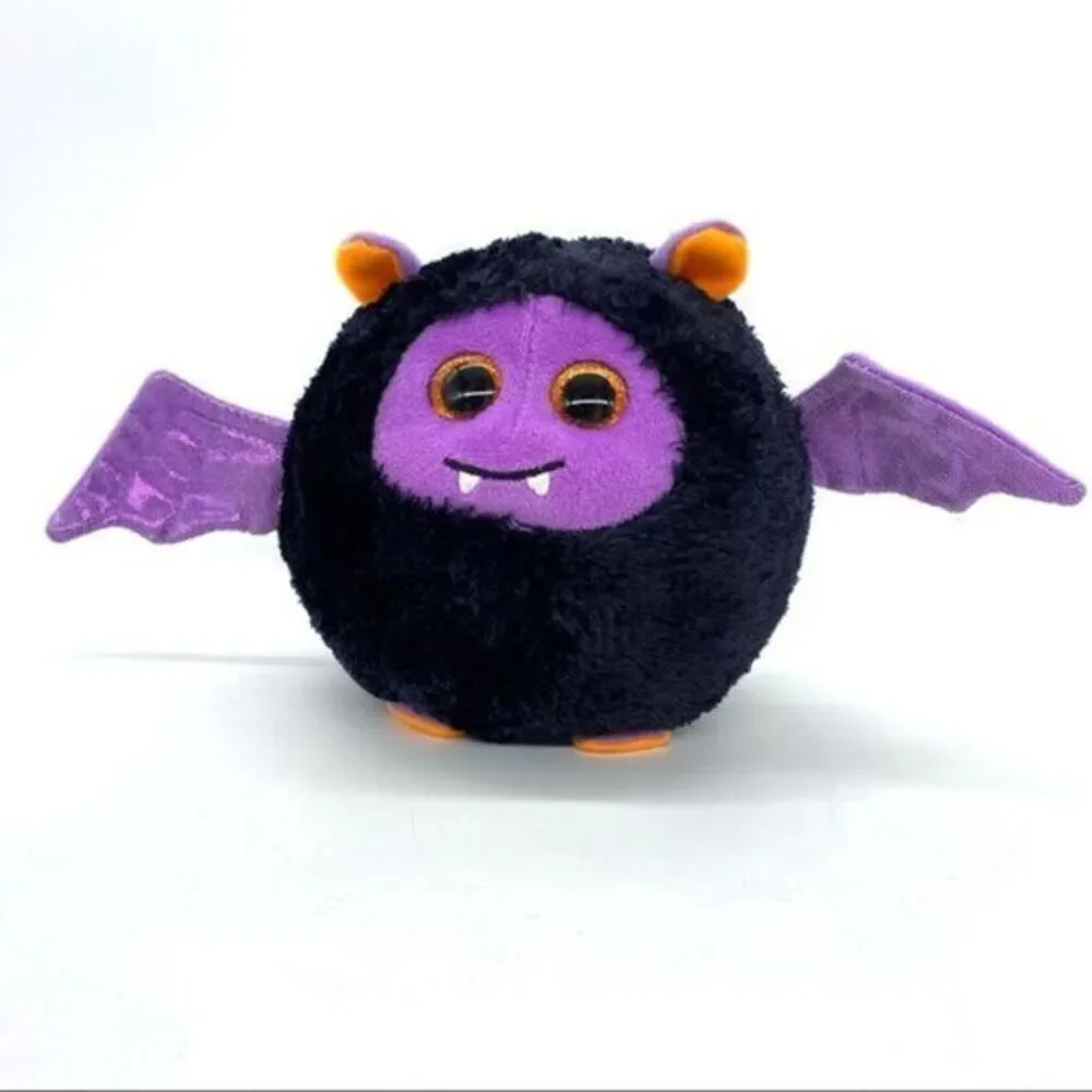 Ty Beanie Ballz Batty the Black Bat Halloween Plush